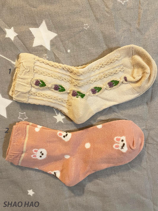 Girls (age 6 - 8) sock style17